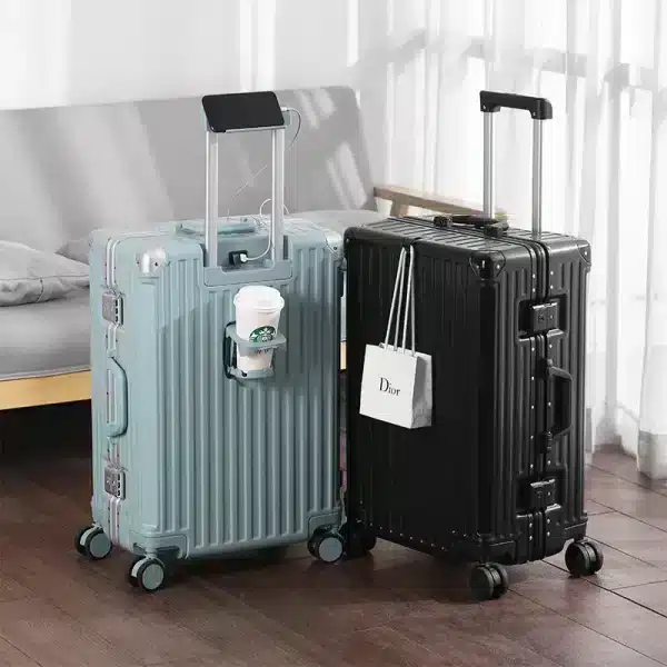 Aluminum Frame Carry On Luggage - Image 2