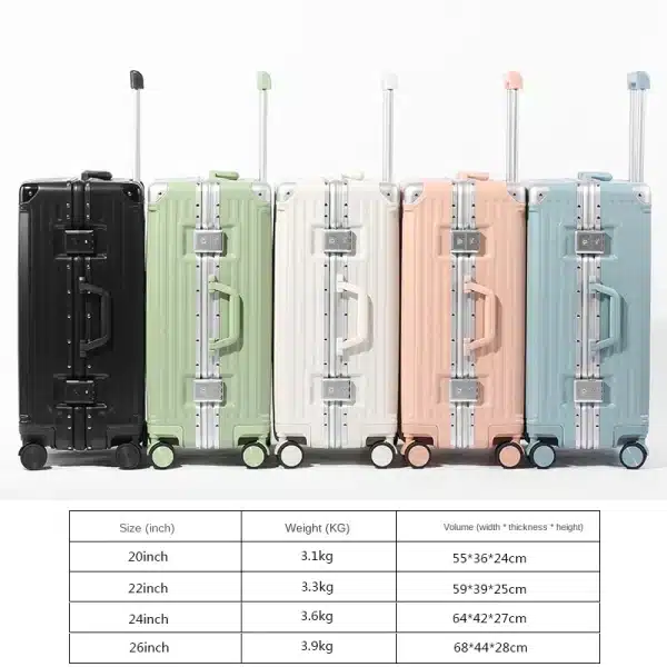 Aluminum Frame Carry On Luggage - Image 6