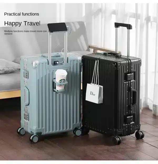 Aluminum Frame Carry On Luggage - Image 23