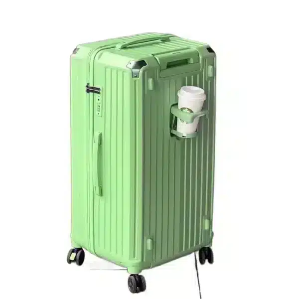 Wholesale Suitcase with Cup Holder and Charger - Image 4