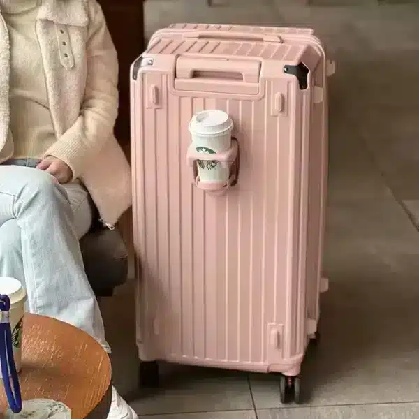 Wholesale Suitcase with Cup Holder and Charger